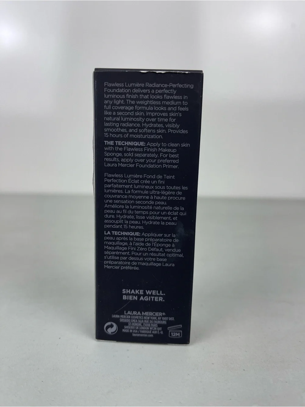 Laura Mercier Flawless Lumiere Radiance Perfecting Foundation 3W1 Dusk NEW